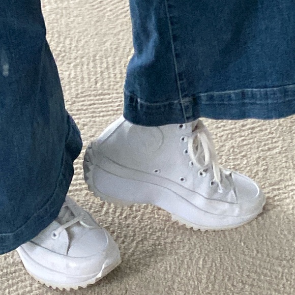 Converse White High-Top Sneakers - Picture 4 of 16